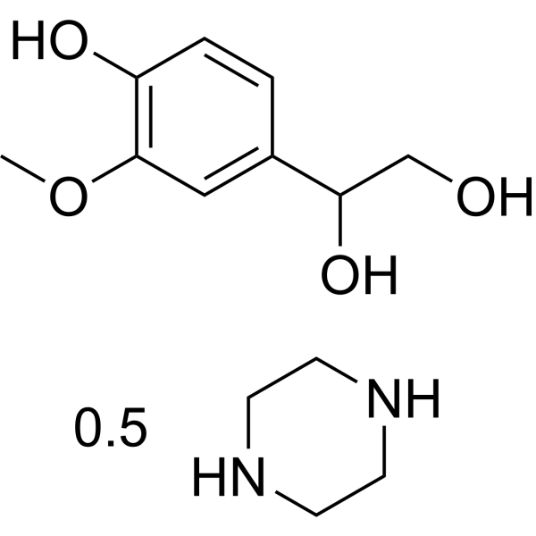 4-Hydroxy-3-methoxyphenylglycol piperazine 67423-45-4